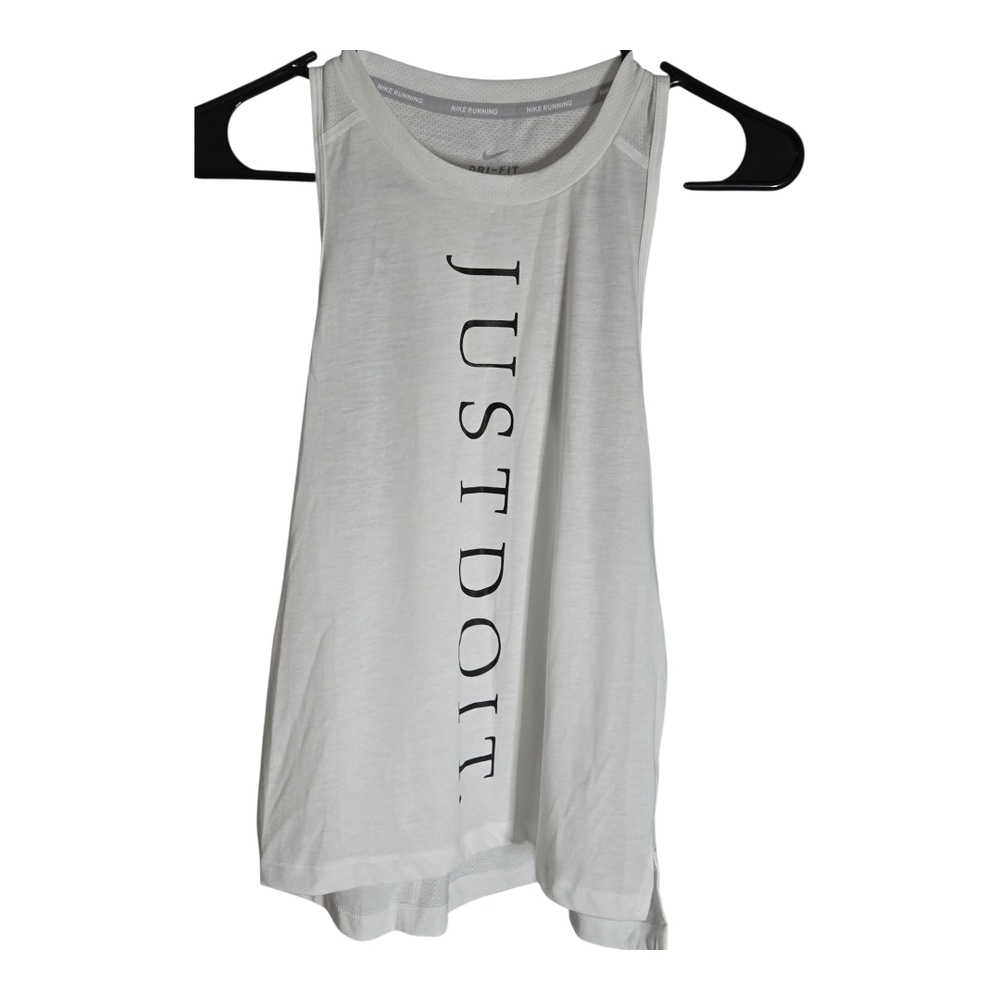 Nike Black and White Sleeveless Muscle Tee